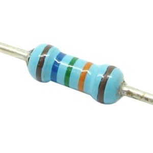 مقاومت 165 کیلو اهم 1/4 وات 1 درصد