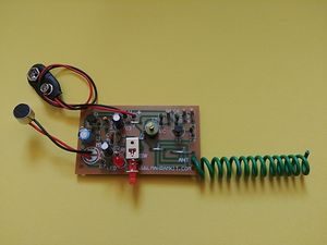 کیت فرستنده دو ترانزیستوری موج FM[رادیو و فرستنده]