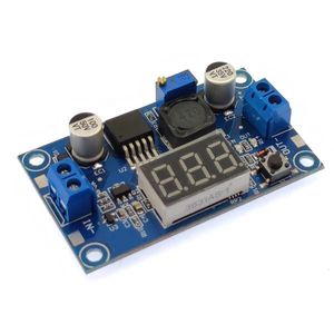 ماژول مبدل DC به DC کاهنده 37-1.25 ولت 3 آمپر LM2596 به همراه نمایشگر