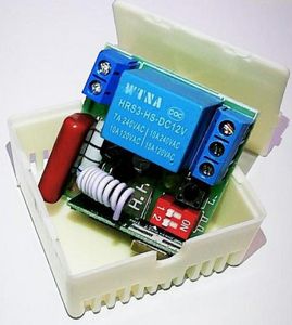 گیرنده تک کانال لرن220 ولت با فرکانس 433MHZ