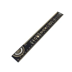 خط کش PCB با انواع پکیج قطعات الکترونیک 25 سانتی متری