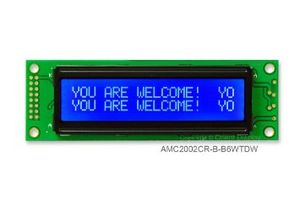 LCD کاراکتری 2×20 بک لایت آبی