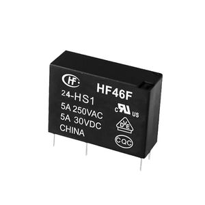 رله 24 ولت تک کنتاکت 5 آمپر 4 پین HONGFA