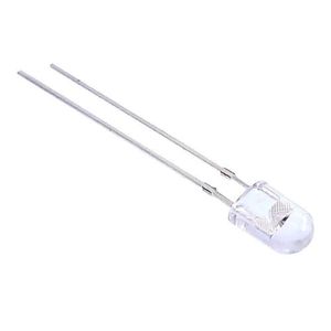 ال ای دی 5 میلی متر قرمز شفاف Turbo Light Oval