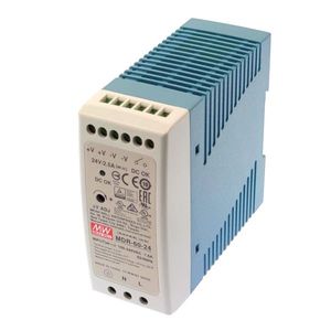 منبع تغذیه ریلی 24 ولت 2.5 آمپر MeanWell MDR-60-24