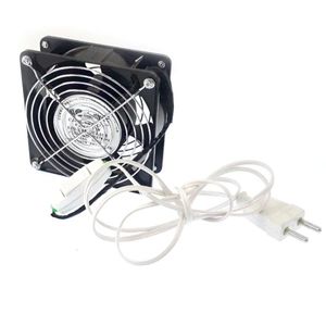 فن  مکنده دود لحیم کاری 220 ولت 120x120x38 با سیم و کلید