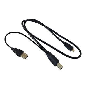 کابل نری USB دوبل به مینی USB mini