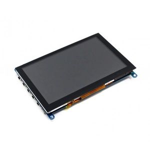 نمایشگر رنگی 5 اینچ TFT 800*480 با تاچ خازنی و ورودی HDMI مدل H محصول Waveshare
