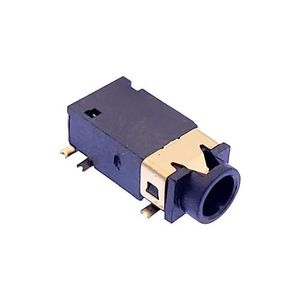 جک هدفن 3.5 میلی متر استریو 6 پین مشکی SMD مدل PJ311D