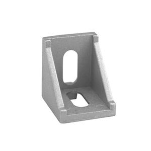 براکت فلزی نبشی عمود دیواره دار 20*20 ابعاد 28*18*28