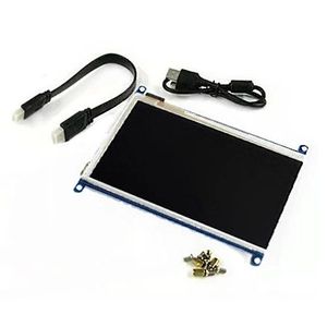 نمایشگر رنگی 7 اینچ IPS 1024*600 با تاچ خازنی و ورودی HDMI مدل C محصول Waveshare