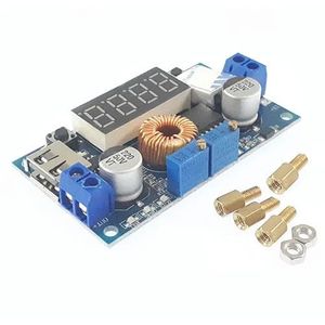 LED درایور و شارژر و مبدل DC/DC قابل تنظیم 36-8 ولت 5A