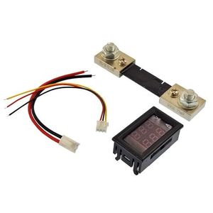ولت متر و آمپر متر پنلی 100A-100V شنت دار با قابلیت کالیبره ولتاژ و جریان