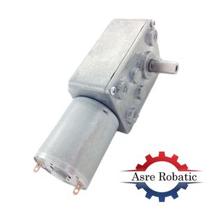 موتور دی سی گیربکس دار حلزونی ZWL-FP12V 100RPM