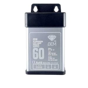 آداپتور ضد آب 60 وات 12 ولت 5 آمپر GEM