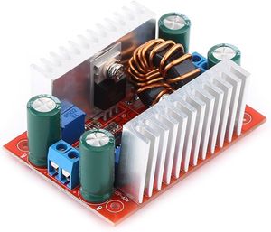 ماژول افزاینده ولتاژ DC-DC رگولاتوری 400W 15A با خروجی 8.5 تا 50 ولت دارای قابلیت تنظیم جریان