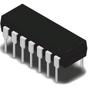 آی سی گیت منطقی 7402 پکیج DIP-14