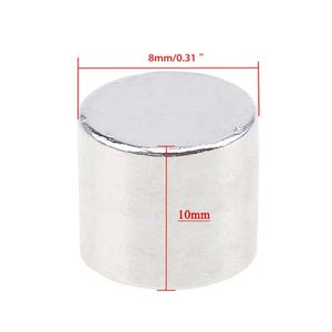 آهنربا گرد نئودیمیوم ND 8*10 گرید 35