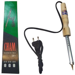 هویه 60 وات دسته چوبی ایرانی برند چم CHAM 60W