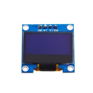 LCD OLED 0.66 اینچ تک رنگ دارای رابط I2C