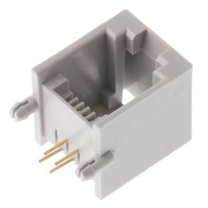 سوکت تلفنی مادگی روبردی 6 پین 6P4C