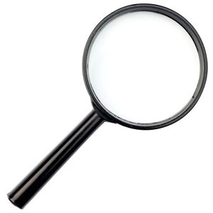 ذره بین مرغوب برند Glass به قطر 75 میلی متر Magnifying Glass 75mm