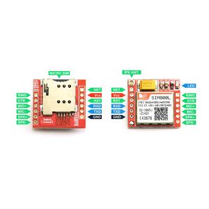 ماژول سیم کارت و راه انداز GSM چهار باند SIM800L قرمز