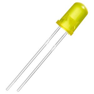 ال‌اى‌دى شفاف زرد 5 میلی متر LED 5mm Yellow
