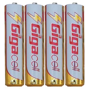 بسته 4 تایی شیرینگ باتری قلمی 1.5 ولت برند گیگاسل Gigacell