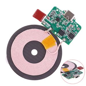 ماژول شارژ وایرلس 15W با ورودی Type-C و صفحه کویل شارژ
