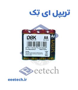 باتری قلمی DBK | شیرینگ 4 عددی | مدل SUPER HEAVY DUTY PRO | سایز AA