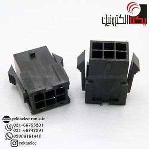 کانکتور micro atx نری بین راهی 6 پین (mini fit (2*3