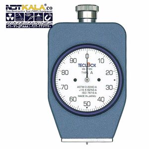 سختی سنج لاستیک دو عقربه ای Teclock Shore A