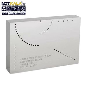 بلوک کالیبراسیون فیزره Phased Array ATSM E2491