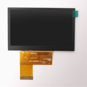السیدی 4.3 اینچ بدون تاچ 800x480- TFT LCD 4.3 inch  IPS  - GN043DJGI1K-43118Y-RGB  16:10-B1000   - روشنایی بالا گرید +A
