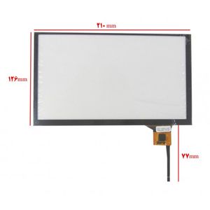 تاچ خازنی 9.0 اینچ 6پین با درایور GT9271 صنعتی و کیفیت بسیار بالا- 9 inch