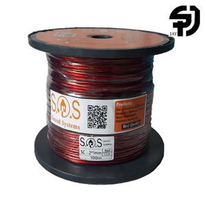 کابل اسپیکر شیشه‌ای 2 در 1 (CCA)