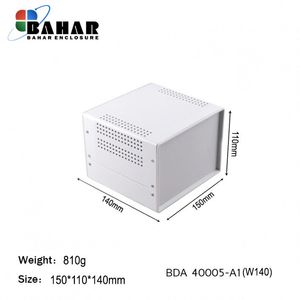 BDA 40005-A1 W140 جعبه فلزی با پانل پلاستیکی
