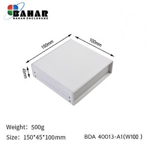 BDA 40013-A1 W100 جعبه فلزی با پانل پلاستیکی