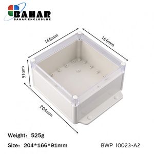 BWP 10023-A2 جعبه پلاستیکی ضد آب گوشواره دار