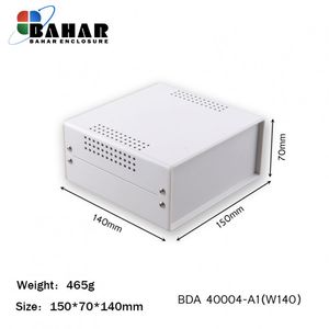 BDA 40004-A1 W140 جعبه فلزی با پانل پلاستیکی