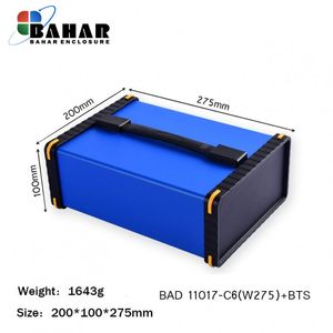 BAD 11017-C6(W275)+BTS جعبه آلومینیومی با پانل پلاستیکی
