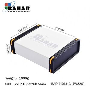 BAD 11013-C1(W220) جعبه آلومینیومی با پانل پلاستیکی