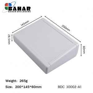 BDC 30002-A1 جعبه تمام پلاستیکی شیبدار رومیزی