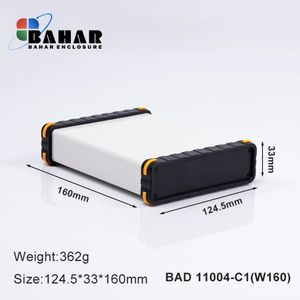 BAD 11004 C1-W120  جعبه آلومینیومی اکسترود پانل پلاستیکی