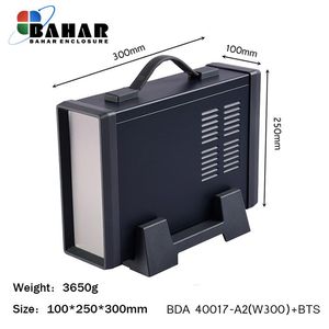 BDA 40017-A2 W300+BTS جعبه فلزی با پانل آلومنیوم ماژول دستگیره دار