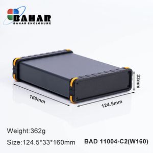 BAD 11004 C2-W120  جعبه آلومینیومی اکسترود پانل پلاستیکی