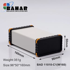 BAD 11010 C1-W160  جعبه آلومینیومی اکسترود پانل پلاستیکی