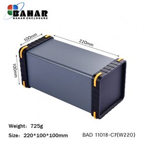 BAD 11018-C7(W220) جعبه آلومینیومی با پانل پلاستیکی