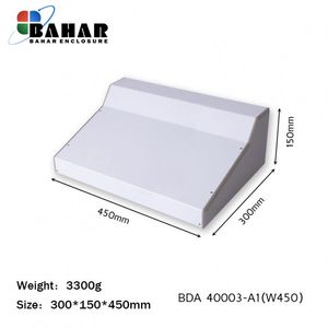 BDA 40003-A1 W450 جعبه فلزی شیبدار پانل پلاستیکی